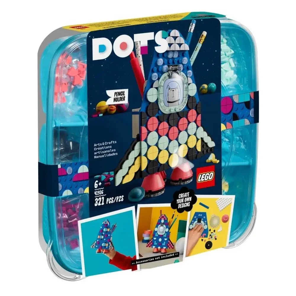 LEGO DOTS Pencil Holder 41936 DIY Craft Decoration Kit 321 Pieces New Sealed